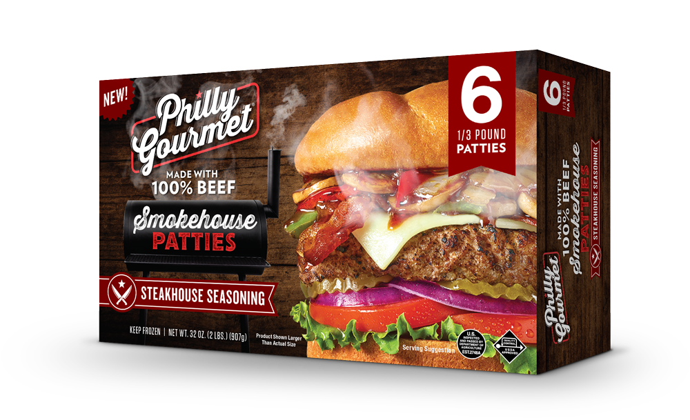 Philly Gourmet Steakhouse Seasoning Burgers