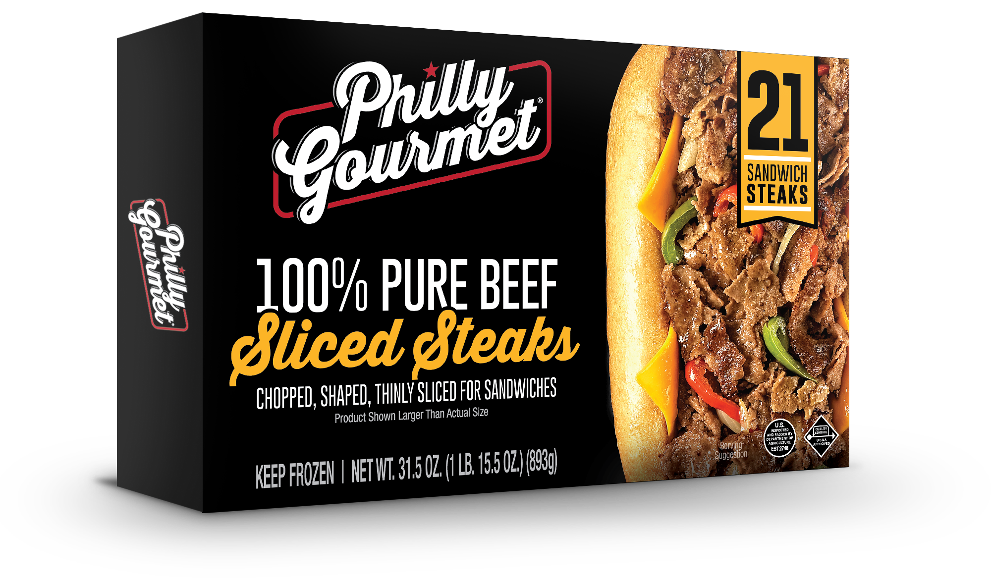 100% Beef Sliced Steak