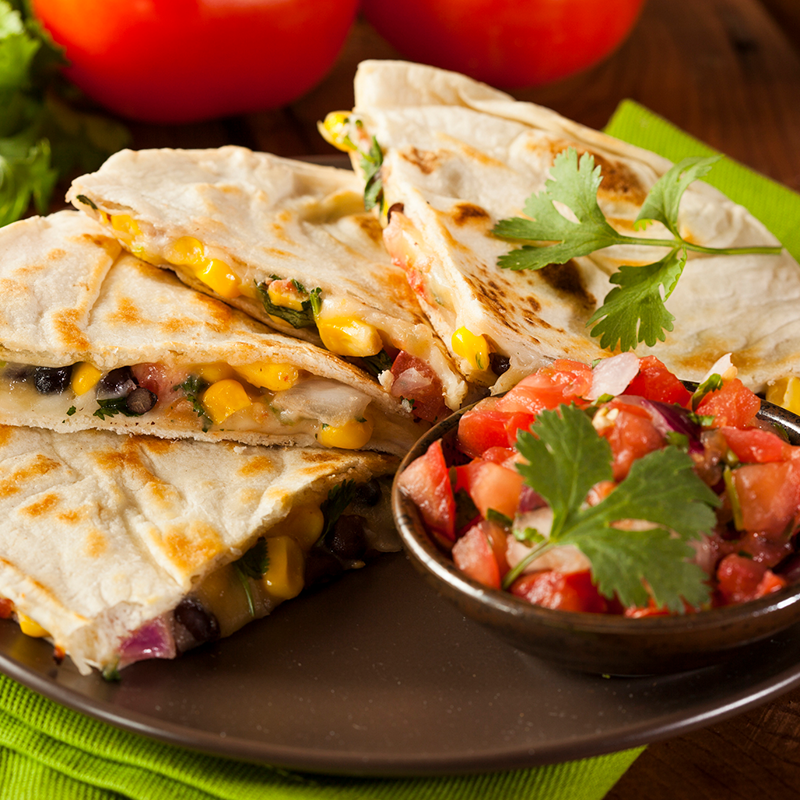 Cheesy Chicken Quesadilla