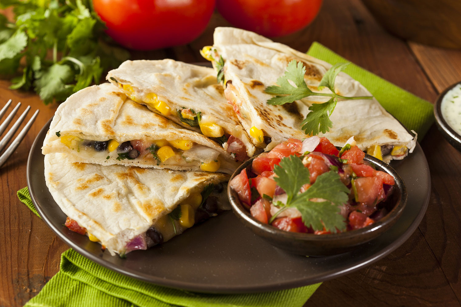 Cheesy Chicken Quesadilla