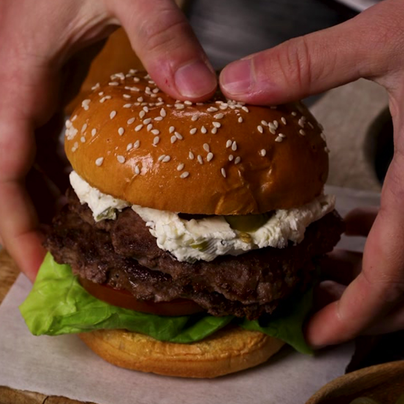 Jalapeno Popper Burger Recipe