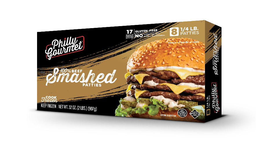 Phillly Gourmet 100% Beef Smashed Patties