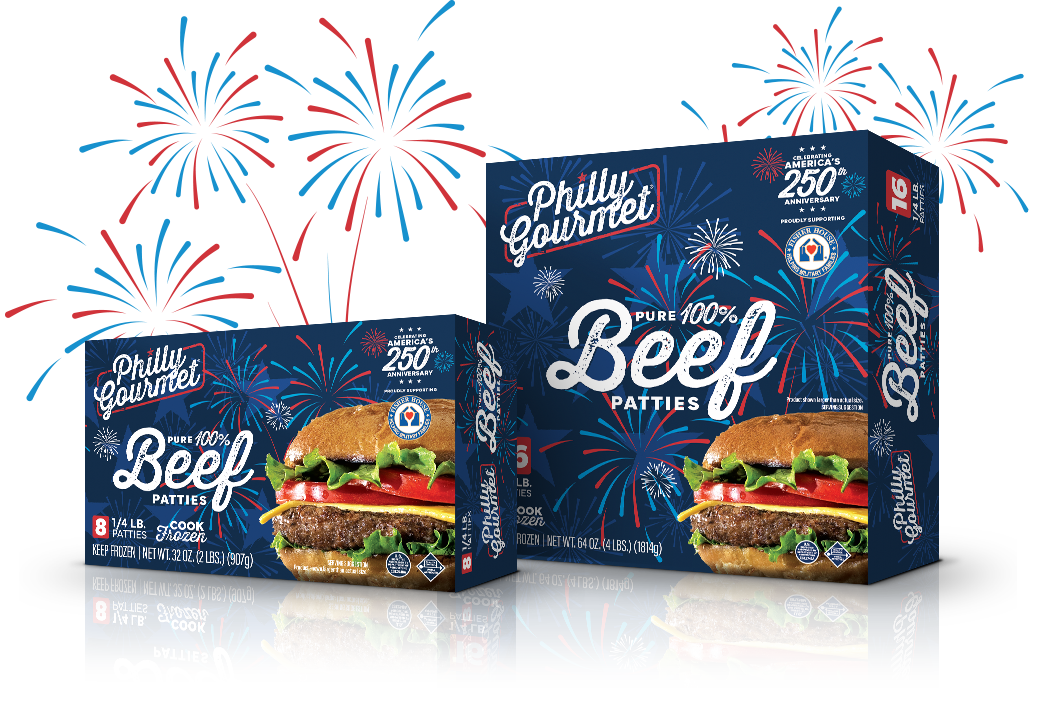 Philly Gourmet America 250th Patriotic Packaging