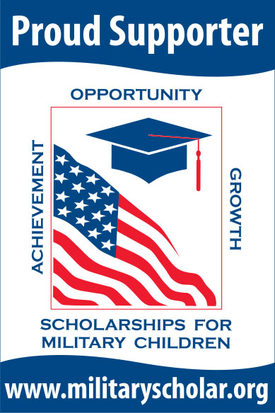Proud Supporter of Scholarships for Military Children
