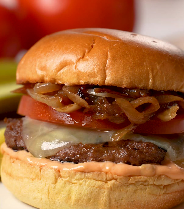 Caramelized Onion Burger Recipe